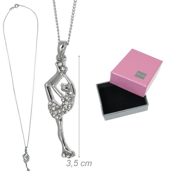 Halskette mit Strass - "Standwaage"